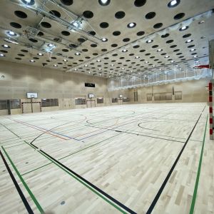Gestaltung Leitsystem Logo Volksschule Sporthalle Kundl